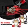 Разъемы клемм автомобильного аккумулятора, быстросъемные, 1 пара, 12 В/24 В, зажим для провода, винтовые разъемы для проводов, оптовая продажа