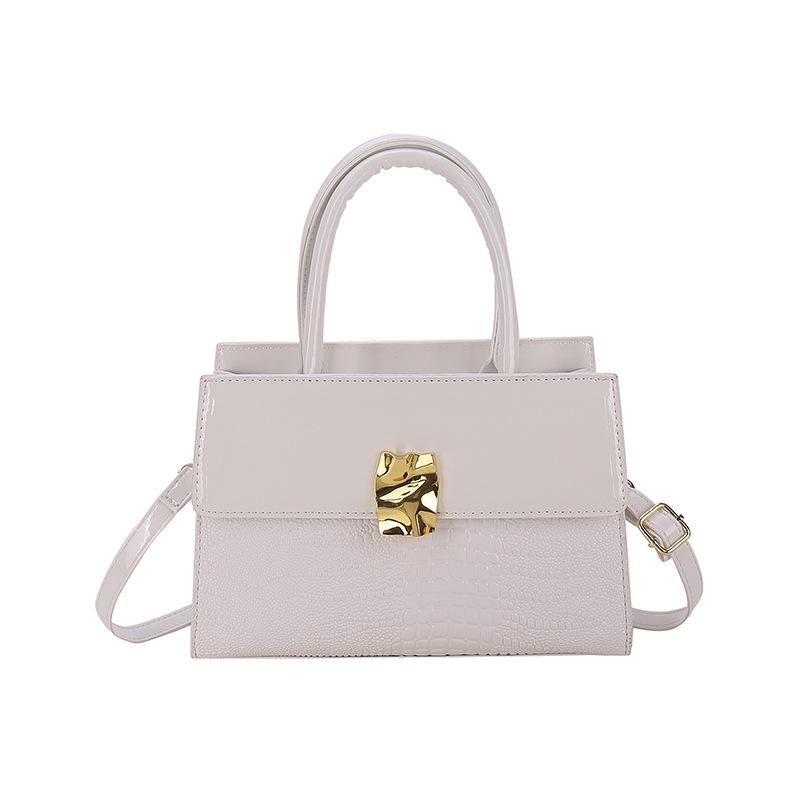 Европейская и американская сумка в стиле ретро с крокодиловым узором, женская сумка 2023 года, новые трендовые сумки, высококачественная модная сумка-мессенджер на одно плечо