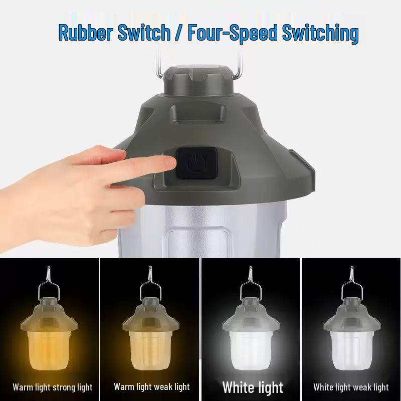 Portable Multi-functional LED Rechargeable Camping Tent Lamp