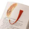 Vintage Peacock Feather Bookmark Creative Hollow Out Bookmark Metal Bookmark  School Supplies