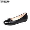 Spring Fashion Round Toe Flat Shoes Casual Leather Shoes Plus Size Women's Casual Bow Tie Women's Singles Shoes