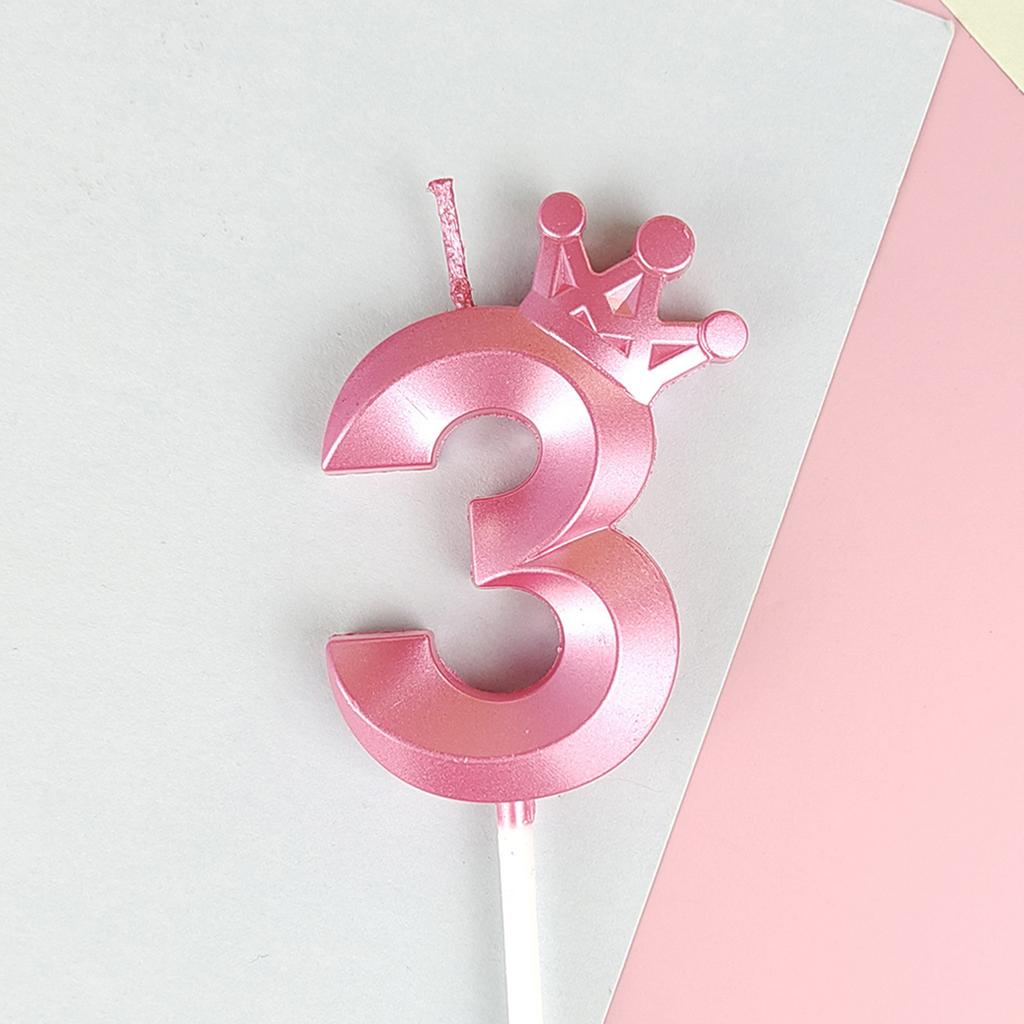 Crown Digital Candles Age Birthday Candles Crown Красочные украшения для вечеринок