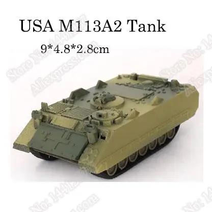 1/72 4D Plastic Assemble Tank Kits World War II Model Puzzle Assembling Military Sand Table Toys For Children