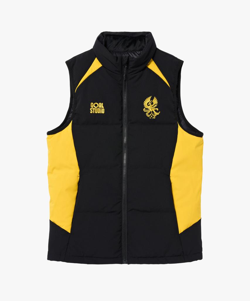 Goalstudio Gfc 26 Bench Down Vest-Black/Yellow