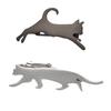 Yoursfs Funny Fox Cat Tie Clip Set for Men Unique Animal Tie Clip Accessory Gift Black & - Cute, Stylish, - (Two-Piece & Silver)