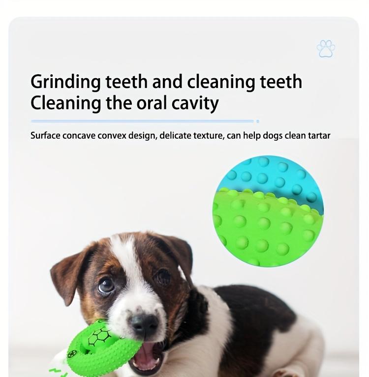 Интерактивная игрушка-пищалка для собак — идеально подходит для снятия скуки и поощрения физических упражнений — прочный латексный материал — подходит для мелких и средних пород