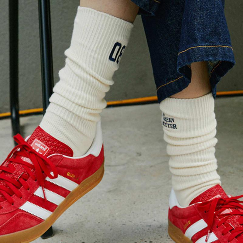 GREENBUTTER Носки до середины икры для рукоделия (военно-морской флот)