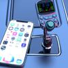 Автомобильный комплект с Bluetooth, прикуриватель, гарнитура, FM-передатчик, AUX-аудио, беспроводной MP3-плеер, быстрое зарядное устройство для автомобиля PD QC3.0
