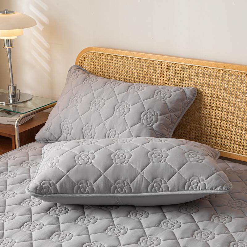 1 Piece Waterproof Jacquard Fabric Pillowcase Moisture And Sweat Proof Pillow Cover 48x74cm For Bedroom Home Hotel Detor