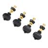8PCS Metal, Plastic Ukulele Tuners Black And Golden Ukulele Tuning Keys Ukulele Tuning Peg  Ukulele
