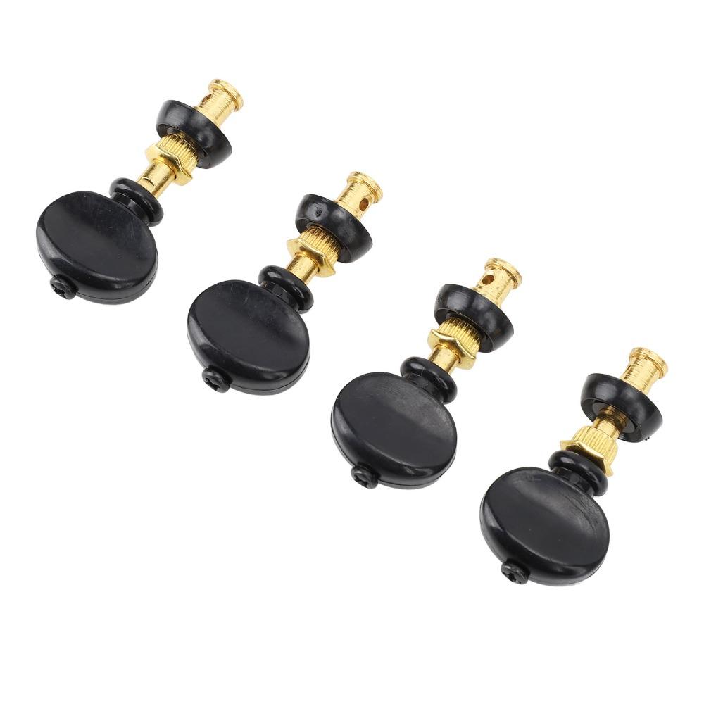 8PCS Metal, Plastic Ukulele Tuners Black And Golden Ukulele Tuning Keys Ukulele Tuning Peg  Ukulele