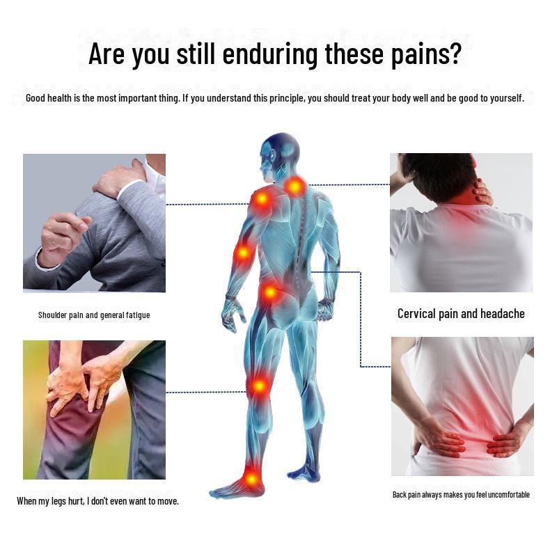 Многофункциональный массажер с подогревом для шеи, талии и плеч с функцией массажа, имитирующего человеческий организм