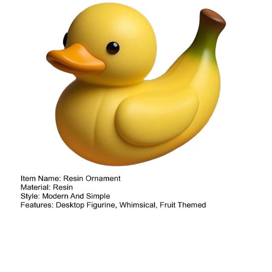 Фигурка Утки Фруктовой Смола Фигурка Утенка на Фруктовую Тему Персик Клубника Украшение Утки для Дома Офиса Декора Приборной Панели Автомобиля