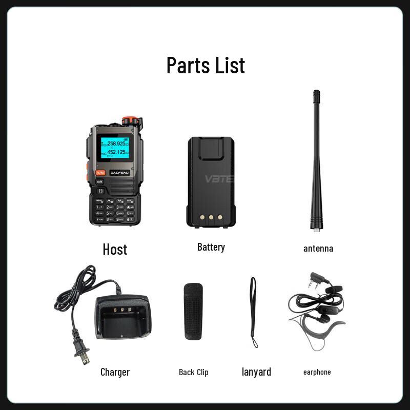 Двухдиапазонная авиационная рация BAOFENG UV-K61 Pro (Китайская версия)