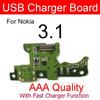 Плата USB-порта для зарядки для Nokia 1 Plus 2 2,1 3 3,1 Plus, разъем для зарядного устройства USB, разъем для платы USB-зарядного устройства, модуль, запасные части