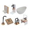 1/12 Dollhouse Bathing Area Set Ornaments and Accessories Collection