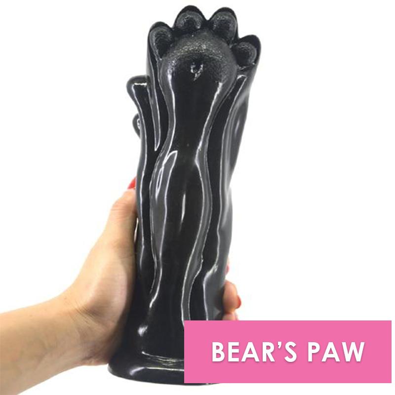 Фэнтези Существо Животное Дилдо Члены Черный Монстр Ликантроп Медвежья Лапа F40 Фэнтези Дилдо