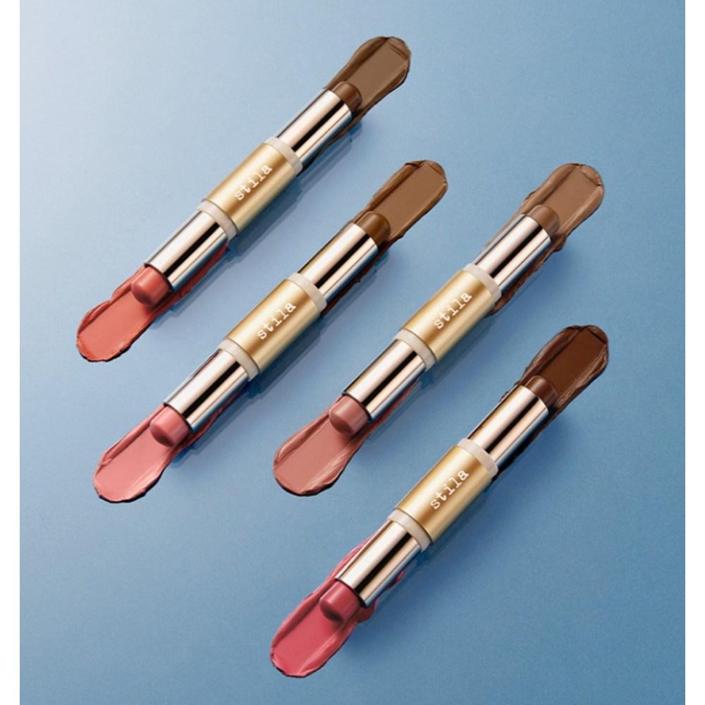 Stila Blush & Bronze Hydro Blur Cheek Duo, абрикосовый + золотистый, 1 шт.