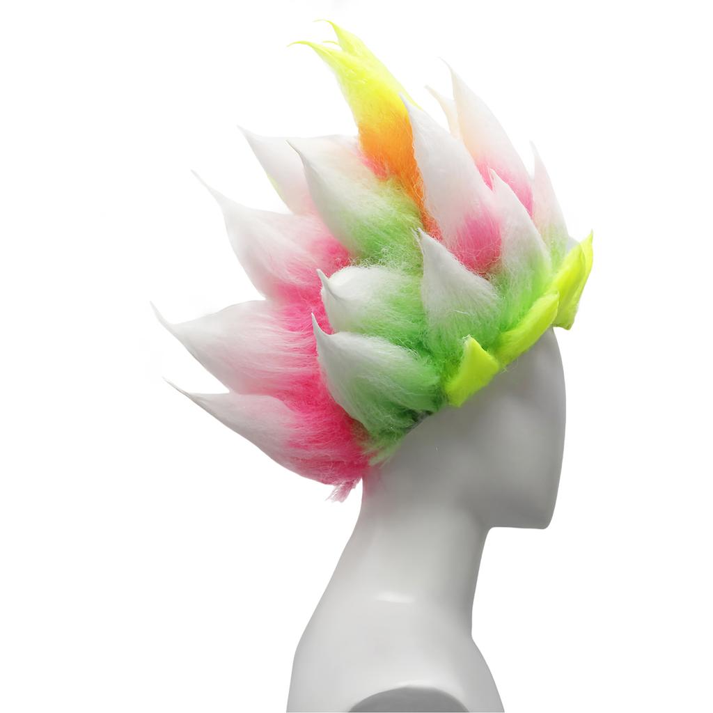 Красочный синтетический парик с заостренными концами, не деформирующийся, цвета драгонфрута, парик для вечеринок, парик для праздников