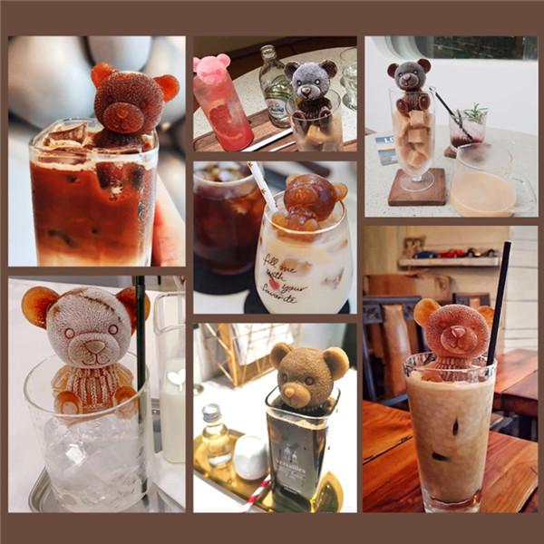 Силиконовая форма для выпечки в виде мишки