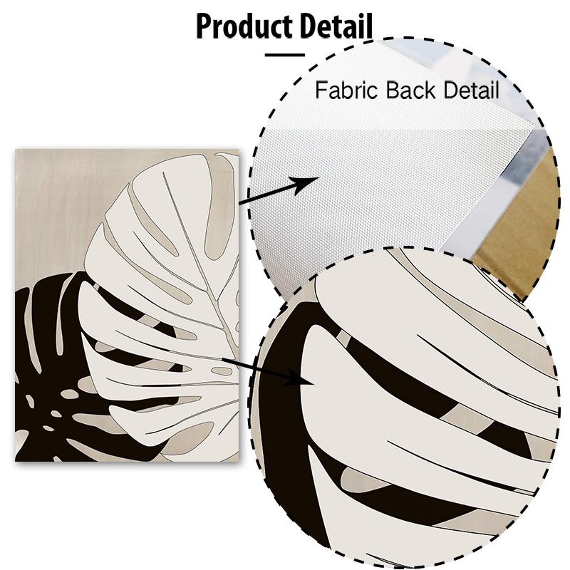 Abstract Minimalism Monstera Leaves Wall Art Posters Prints Nordic Canvas Painting Bar Hotel Wall Pictures For Living Home Decor