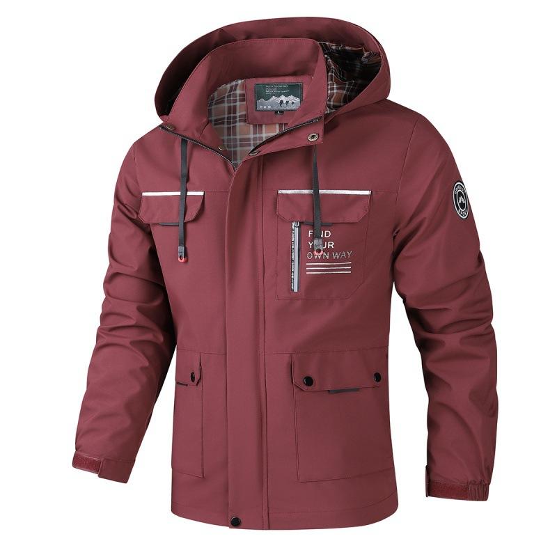 Мужская повседневная куртка Parker Coat Осенне-зимняя куртка с капюшоном Мужская куртка
