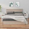 VidaXL Bedside Tables 2 Pcs White 40x35x49 Cm Solid Pine Wood813712