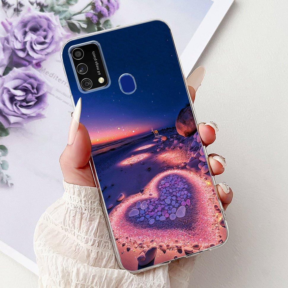 Cute Cat Caroon Cover For Samsung Galaxy A21s Case Soft Silicone Fundas Phone Cases For Samsung A 21s A21s SM-A217F Full Bumper