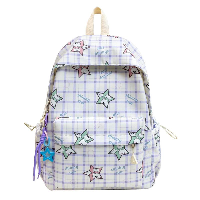 Большой вместительный легкий рюкзак с мультяшным принтом женский рюкзак школьный рюкзак для студента