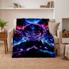 Tanjiro Soft Warm Flannel Blankets Comfortable Blanket for Home Decoration Gifting