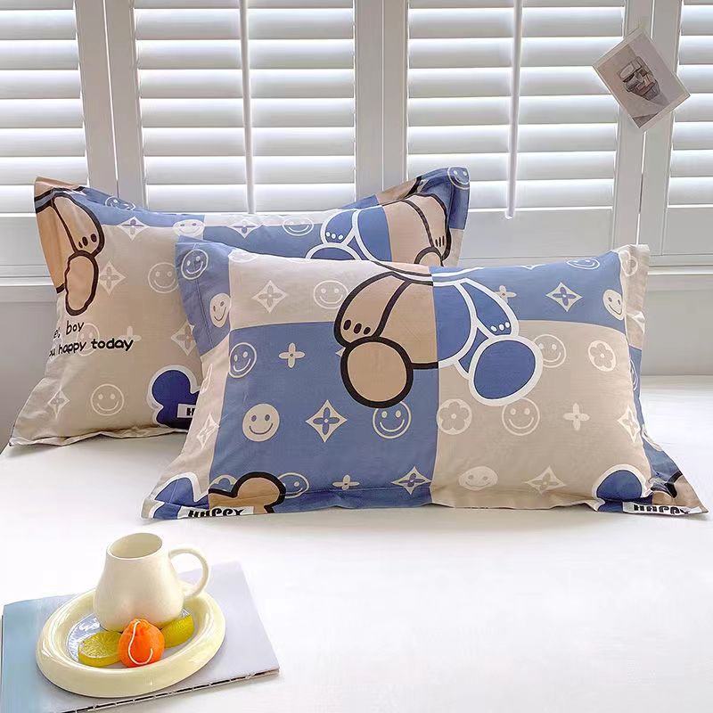 Пара хлопковых наволочек из саржи 48*74см на все времена года