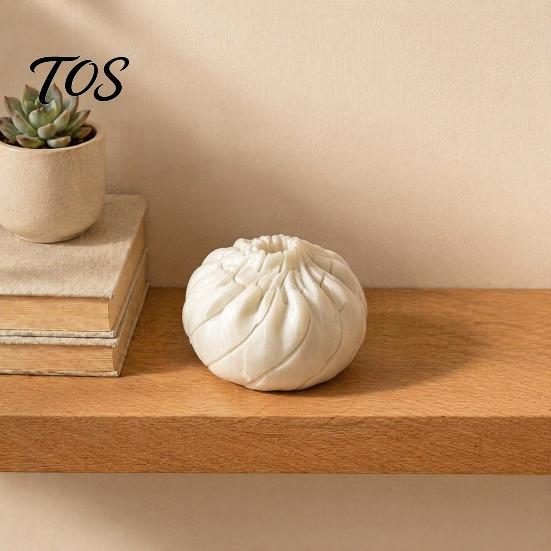 3D Printed Fidgets Steamed Bun Decompression Toy, Sensory Fidget Toy for Stress Relief, Cute Interactive Tools Food Shape Squeeze Realistic