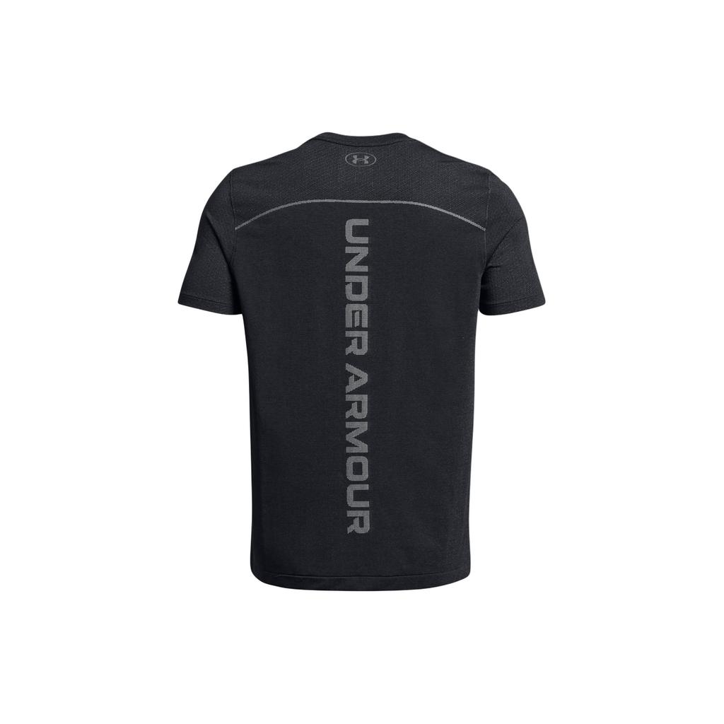 Under Armour Футболка с коротким рукавом и круглым вырезом, с принтом логотипа, мужская, черная 1382799-001