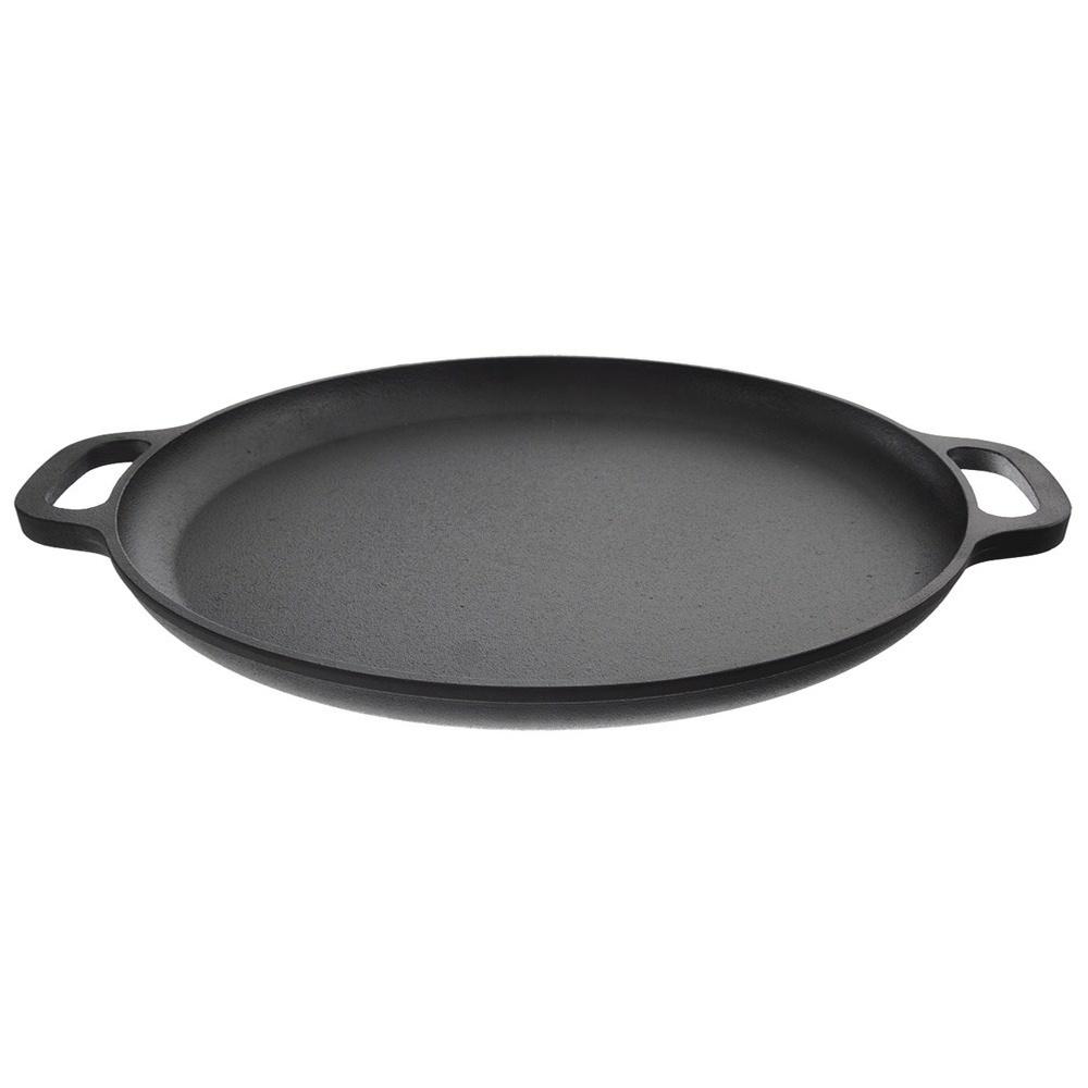Patelnia Żeliwna na Gaz Indukcję Grill Ognisko do Piekarnika Talerz 35 cm