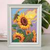 5D алмазный художественный набор с узором подсолнуха, яркий цвет, снятие стресса, повышение уверенности, мозаика, вышивка, полный набор для вышивки крестиком со стразами