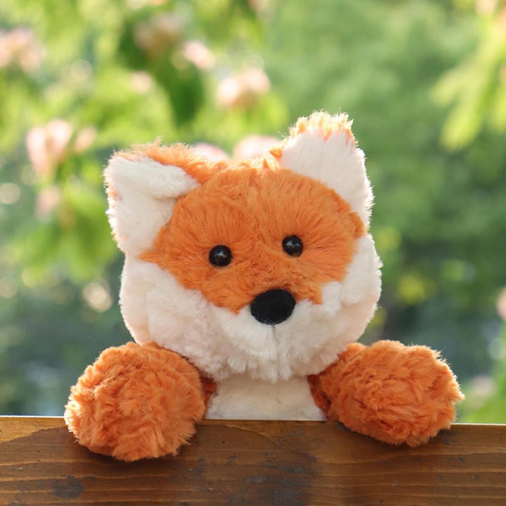 Apricot Lamb Flower Fox Plush Toy for Soft and Fluffy Flower Fox for Girls and 20cm Kids, Cute, Boys,