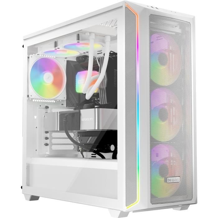 BE QUIET! - Light Wings LX - Ventilateur Boîtier - BL125S - 120 mm - PWM high - Speed triple - White - Pack