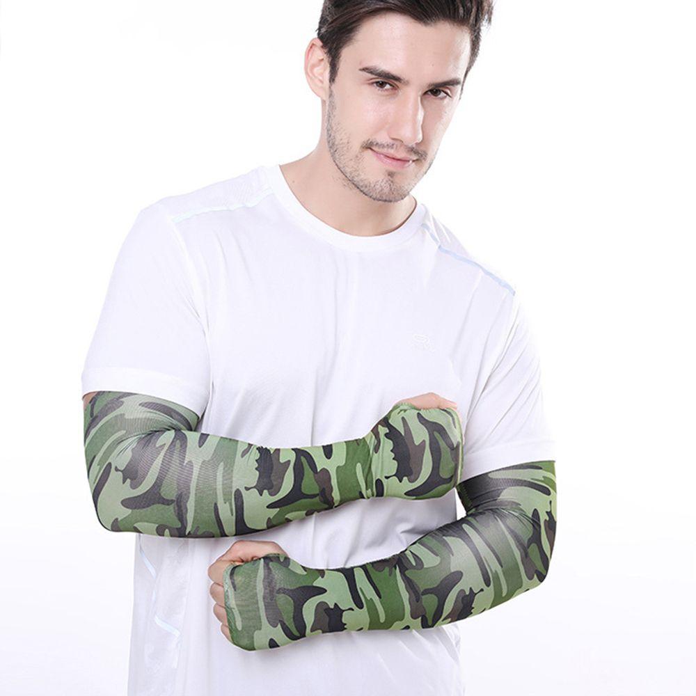 Exposed thumb Running Summer Cooling Sportswear Arm Cover Arm Sleeves Outdoor Sport Sun Protection