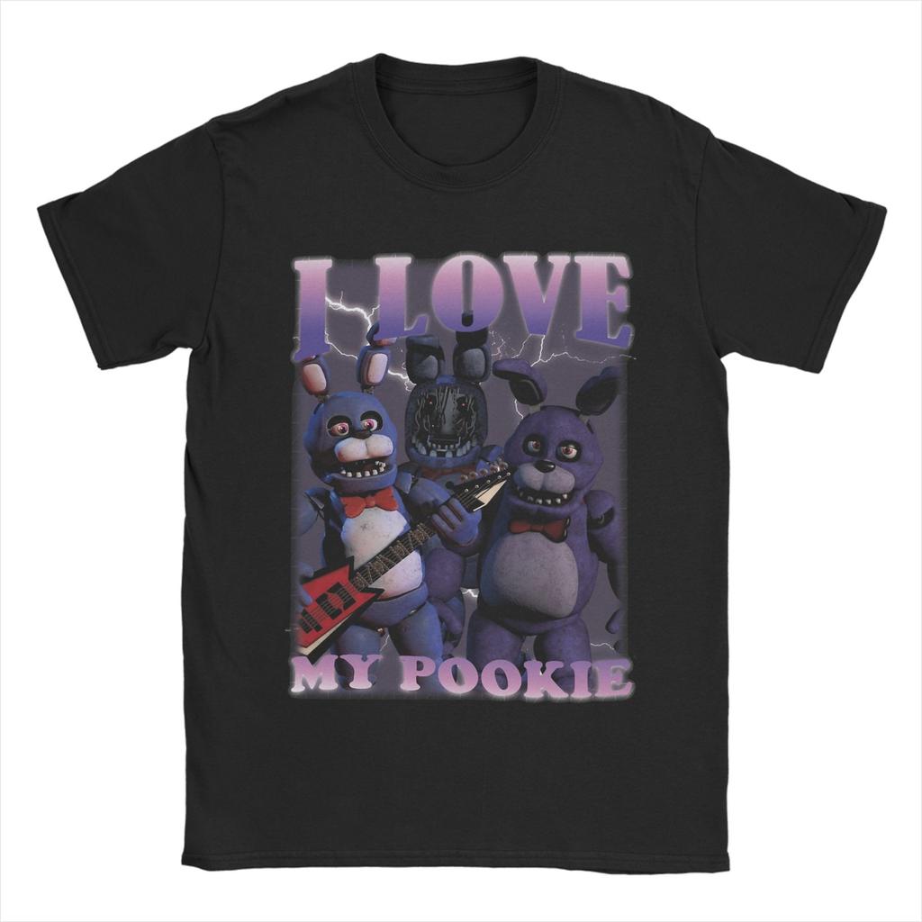 FNAF В Фредди Спрингтрап Унисекс Футболки Смешные Футболки С Коротким Рукавом Круглый Вырез Чистый Хлопок Одежда Большого Размера