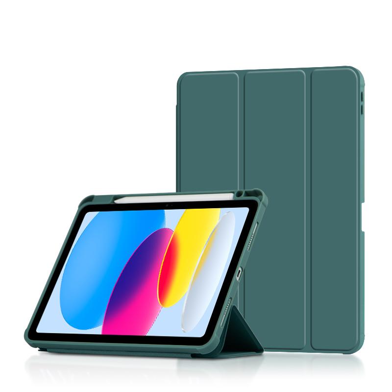 Чехол для iPad A16 11 дюймов Чехол для iPad 11-го поколения с держателем для карандашей Чехол для iPad 10-го 11-го поколения Автоматический сон/пробуждение iPad (А16)