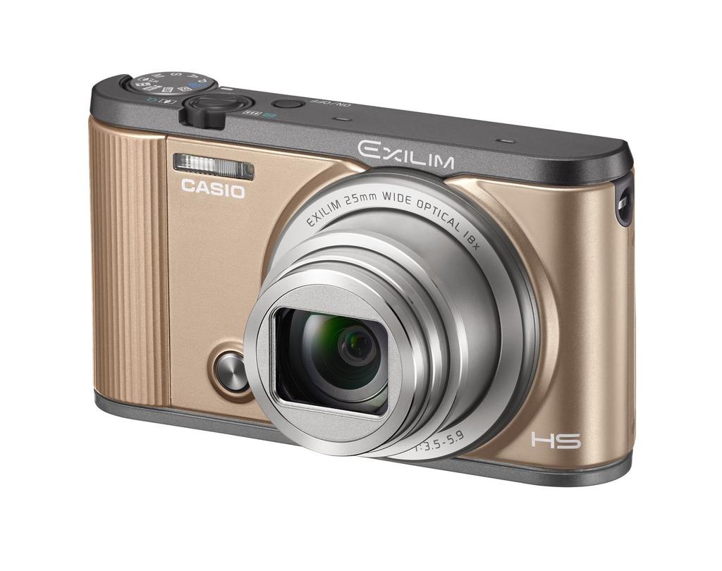 CASIO Digital Camera EXILIM Selfie Tilt LCD Auto Transfer Function Equipped Gold EX-ZR1700GD Wi-Fi/Bluetooth