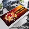 Custom Name Text Mouse Pad Cristiano Ronaldo Personalized Desk Pad For Work And Gaming