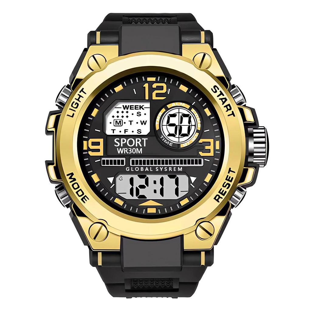 2024 Мужские и подростковые спортивные многофункциональные электронные часы