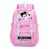 Kuromi School Backpack Girls Teens Lightweight Large Capacity 13-inch Laptop Compatible Nylon Daypack