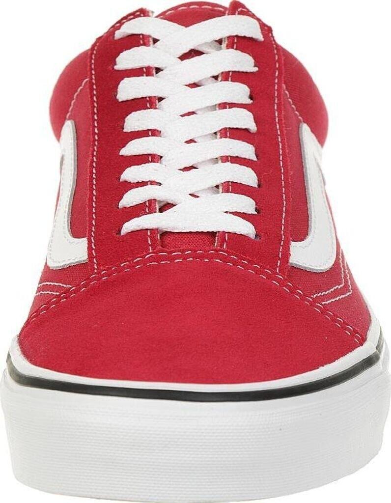 Кеды Vans Old Skool гоночный красный/настоящий белый