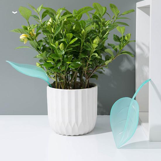 12 шт. поилка для цветов в форме листа самополивающийся вставной горшок для полива шипы легко