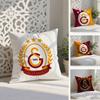 Наволочка с логотипом клуба G-GalatasarayS, наволочка против пылевых клещей, невидимая молния, шелковистый короткий плюш, чехол для диванной подушки
