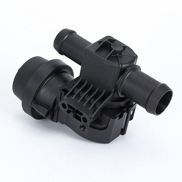 Black ABS Car Engine Coolant Circulation Water Inlet Valve, 1-Piece
