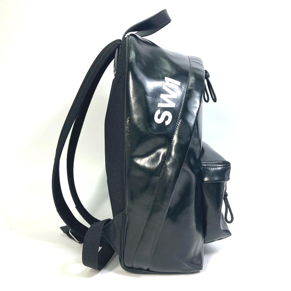 BURBERRY 8021908 ML JETT Horseferry Backpack Coating canvas Black/White
