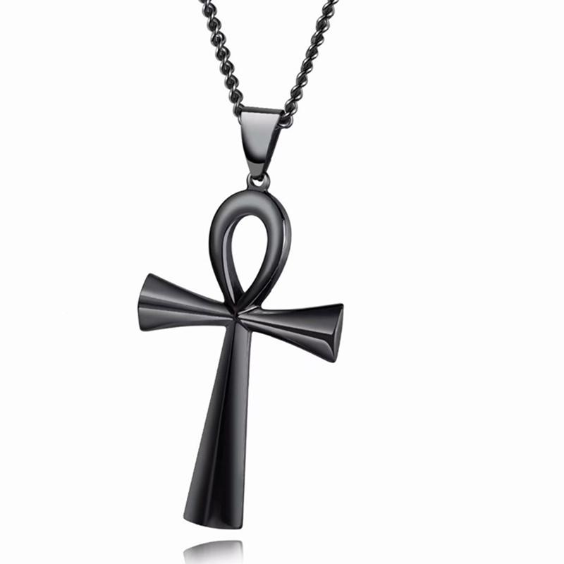 Amulet Pendant Egyptian Ankh Crucifix Necklaces Pendants Symbol of Life Cross Necklaces Jewelry